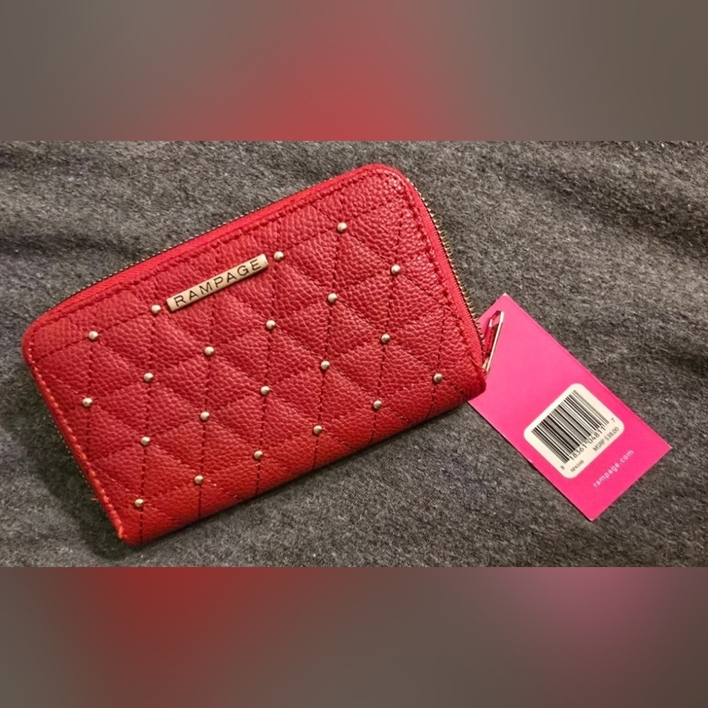 Rampage Red Quilted Women's Wallet